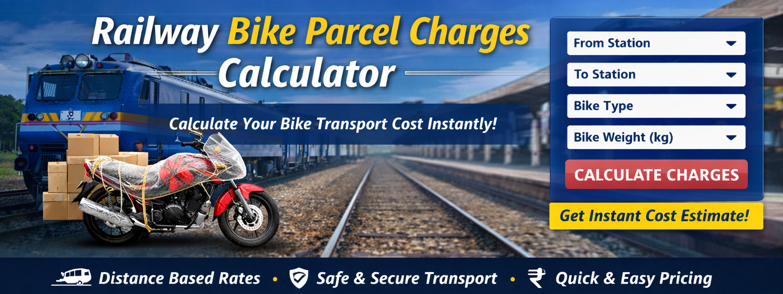 Railway Bike Parcel Charges Calculator India: How to Estimate Train Transport Cost for Your Bike